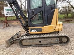 2017 DEERE 35G MINI EXCAVATOR