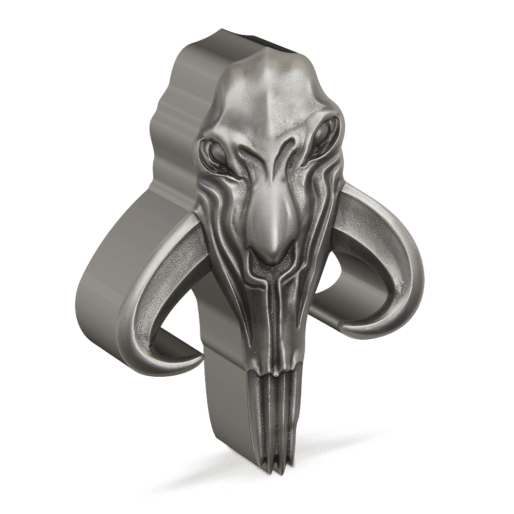 The Mandalorian(TM) - Mythosaur(TM) 2oz Silver Shaped Coin