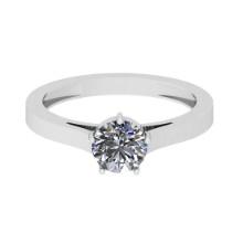 CERTIFIED 0.9 CTW I/VS1 ROUND (LAB GROWN Certified DIAMOND SOLITAIRE RING ) IN 14K YELLOW GOLD