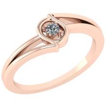 CERTIFIED 1.03 CTW H/VS1 ROUND (LAB GROWN Certified DIAMOND SOLITAIRE RING ) IN 14K YELLOW GOLD