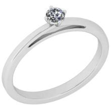 CERTIFIED 1 CTW G/VS1 ROUND (LAB GROWN Certified DIAMOND SOLITAIRE RING ) IN 14K YELLOW GOLD