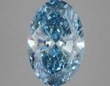 3.01 ctw. VVS2 IGI Certified Oval Cut Loose Diamond (LAB GROWN)