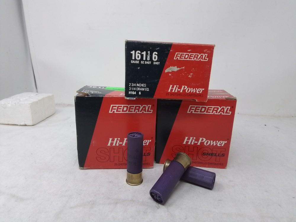 3-25rnd box Federal Hi-Point 16ga 6shot