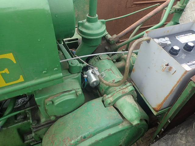 John Deere BR, new tires, "runs good"