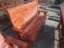 5ft Cedar Bench Seat