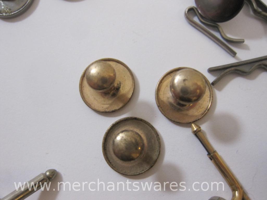 Assorted Button Cuff Links from Heraldic and more, 1 oz