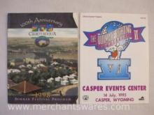 Two 1990s Programs including The Ultimate Fighting Championship VI in Casper Wyoming and 100th