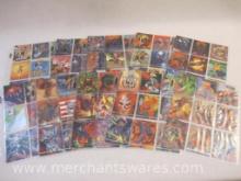 1993 Marvel Masterpieces Trading Cards, near complete set, Skybox, 10 oz