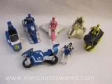 Assorted Power Rangers Action Figures and Vehicles, 1 lb 4 oz