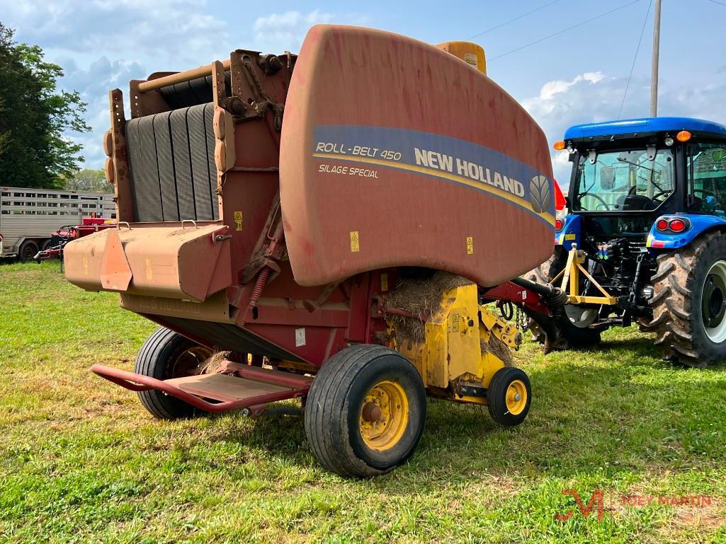 2017 NEW HOLLAND ROLL-BELT 450 SILAGE SPECIAL ROUND BALER