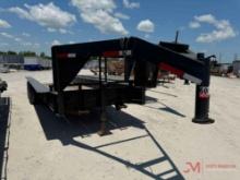 SHOPMADE 20' GOOSENECK FLATBED TRAILER