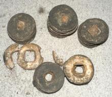 Ancient Chinese Cash Coins found at the Bottom of the South China Sea