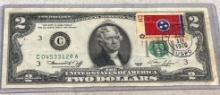 1976 Stamped 1st Day Issue $2 Bill