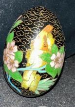 Old Chinese Cloisonne Egg-