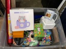 New Set of 4 Cute Cat Mugs, Battery Opt Mouse, Fidget Spinners, craft supplies etc