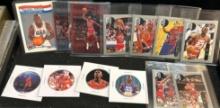 Michael Jordan Card Collection- Cards, Pogs and stickers