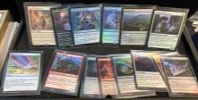 14 Magic the Gathering Foil Cards