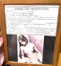 License For Prostitution-Laura Belle- Novelty Item