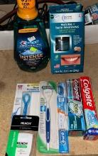 New Toothbrushes, Mouth wash and more