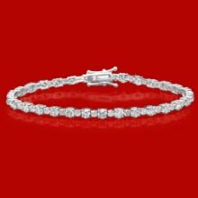 18k Gold 7.50ct Diamond Bracelet