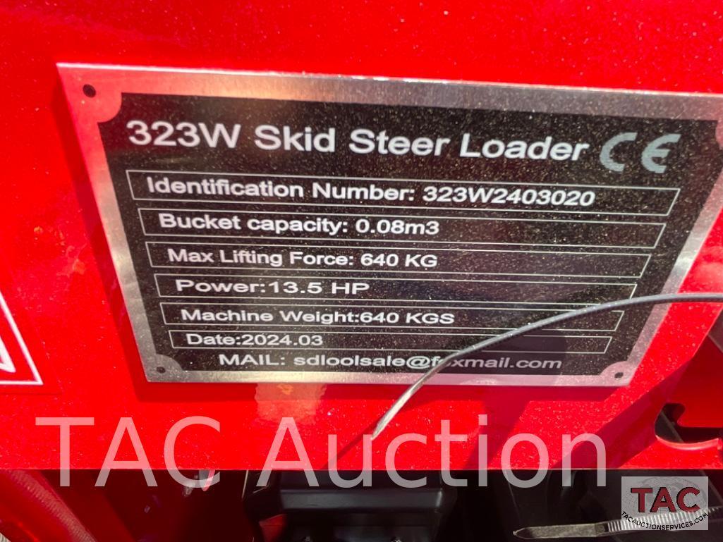 New 323W Mini Skid Steer Loader