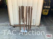 Steel Chains With Storage Rack