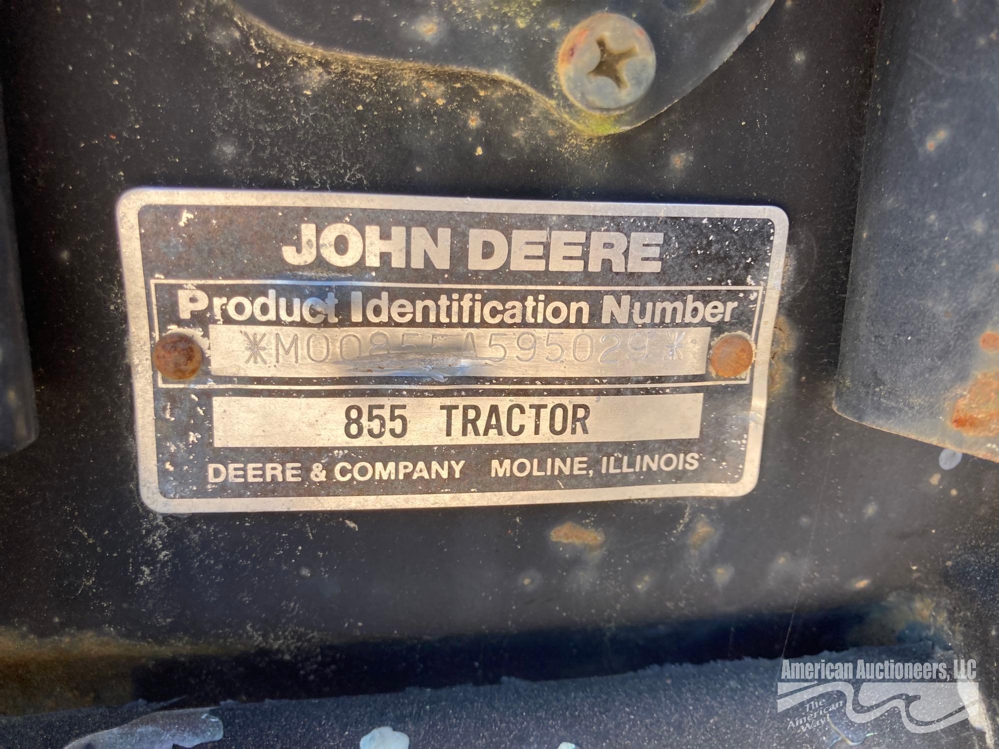 JOHN DEERE 855 FARM TRACTOR