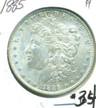 1885 MORGAN SILVER DOLLAR