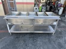 Wells 5 Well Electric Steam Table 115v.