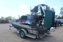 14FT AIR BOAT WITH TRAILER