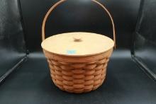 Longaberger Basket With Lid