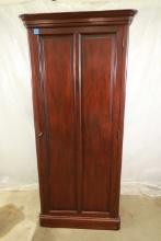 Victorian Solid Mahogany Single Door Wardrobe