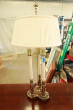 Brass Lamp with Adjustable Shade