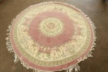Round Wool Area Rug