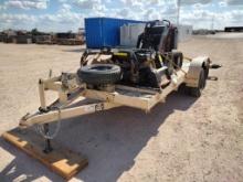 Big Tex 16Ft Trailer w/Toro Stand On Skid Steer w/Trencher Attachment