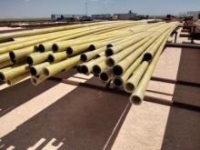 Approx (50) Joints of 2 3/8'' Fiberglass Pipe