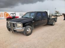 2001 Ford F-350 Flatbed Pickup Truck