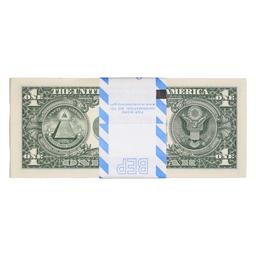 Pack of (100) Consecutive 2017 $1 Federal Reserve STAR Notes Dallas