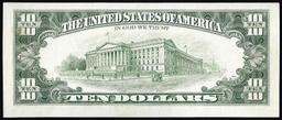 1988A $10 Federal Reserve Note Richmond Insufficient Inking Error