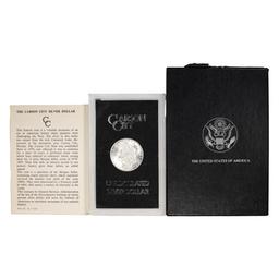1884-CC $1 Morgan Silver Dollar Coin GSA Hoard Uncirculated w/Box & COA