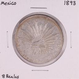 1893 Mexico 8 Reales Silver Coin