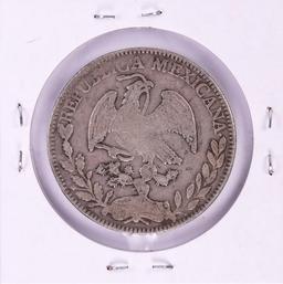 1854/3 ZsOM Mexico 4 Reales Silver Coin