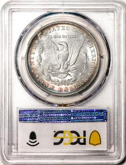 1887 $1 Morgan Silver Dollar Coin PCGS MS65 Great Toning