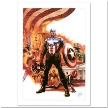 Stan Lee "Captain America #41" Limited Edition Giclee on Canvas