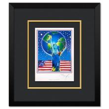 Peter Max "Peace on Earth II" Limited Edition Lithograph on Paper
