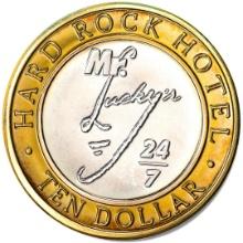 .999 Silver Hard Rock Hotel Las Vegas, Nevada $10 Casino Limited Edition Gaming Token