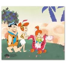 Hanna-Barbera "Strolling With Pebbles" Limited Edition Serigraph