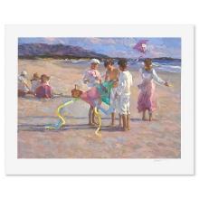 Don Hatfield "Flying Kites" Limited Edition Serigraph on Paper
