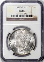 1900-O $1 Morgan Silver Dollar Coin NGC MS66