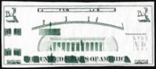 Circa 1970's Lincoln Memorial Giori Test Ink Smear Error Note